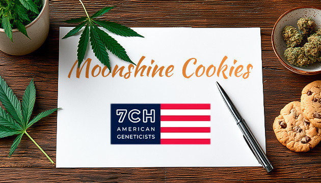 Гроурепорт сорта конопли Moonshine Cookies от 7CH American